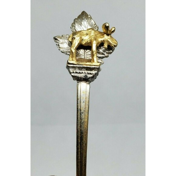 Embossed Moose Leaf Mini Collectible Spoon home décor - Picture 7 of 12